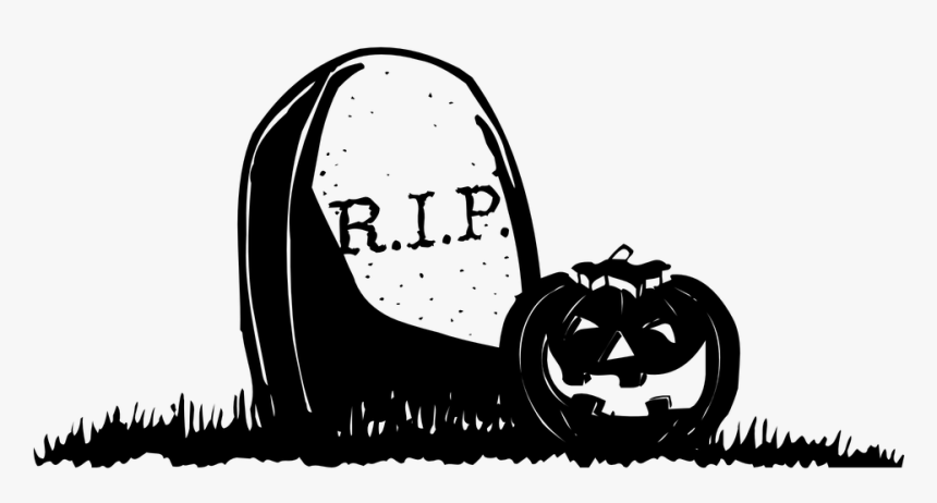 Halloween, Jack O Lantern, Gravestone, Tombstone - Pumpkin Clip Art, HD Png Download