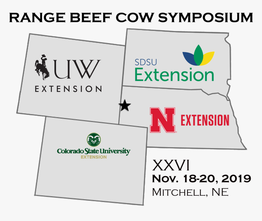 Graphic Showing 4 States Involved In Symposium - Colorado State University, HD Png Download