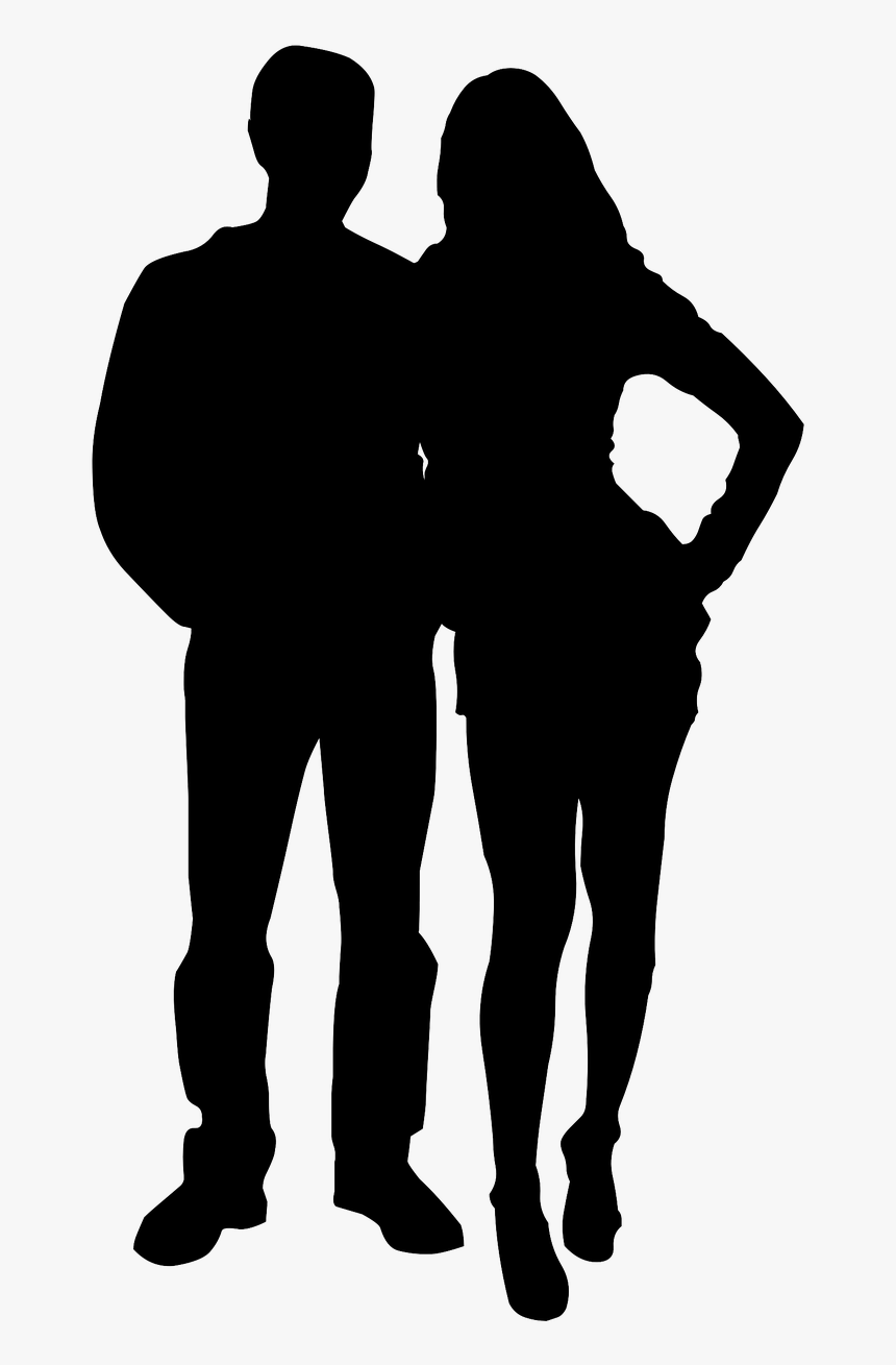 Couple Silhouette Actor Love Ex - Need Is A Friend Indeed, HD Png Download
