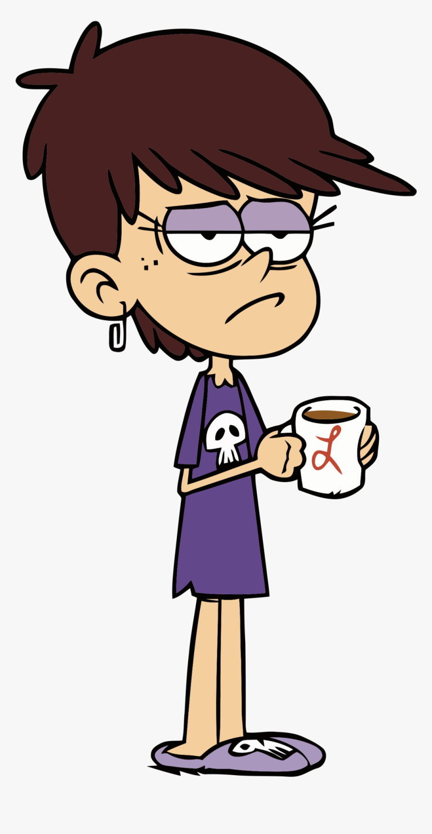 Image Luna Nightshirt Png - Luna Loud, Transparent Png