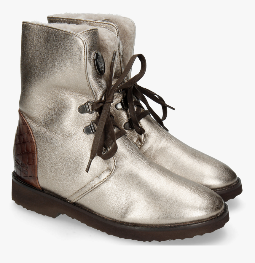 Ankle Boots Greta 1 Talca Pewter Crock Chestnut - Work Boots, HD Png Download