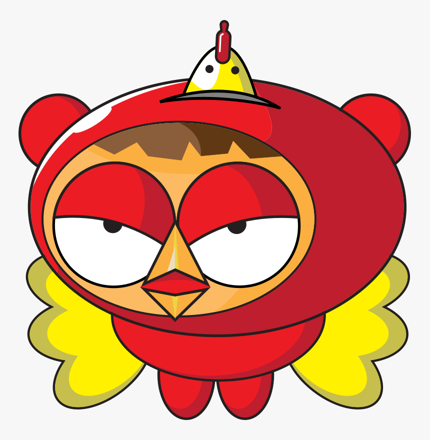 Superhero Chicken Svg Clip Arts - Cartoon Superhero, HD Png Download