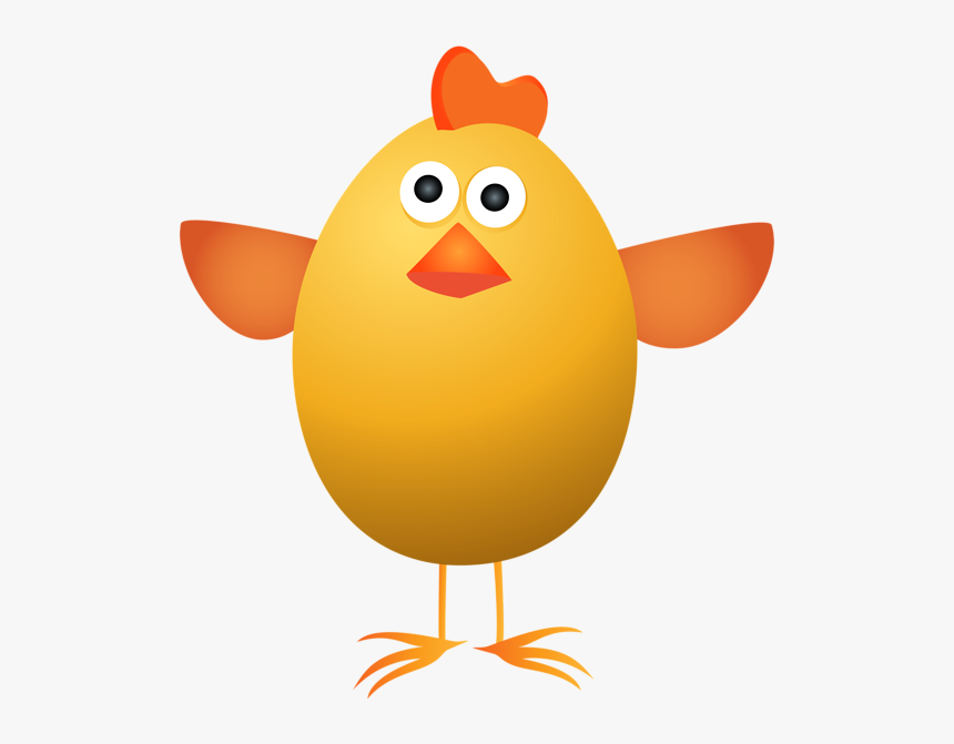 Orange Clipart Hen - Cartoon Roast Chicken, HD Png Download