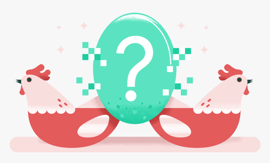 Egg Vs Chicken Png, Transparent Png
