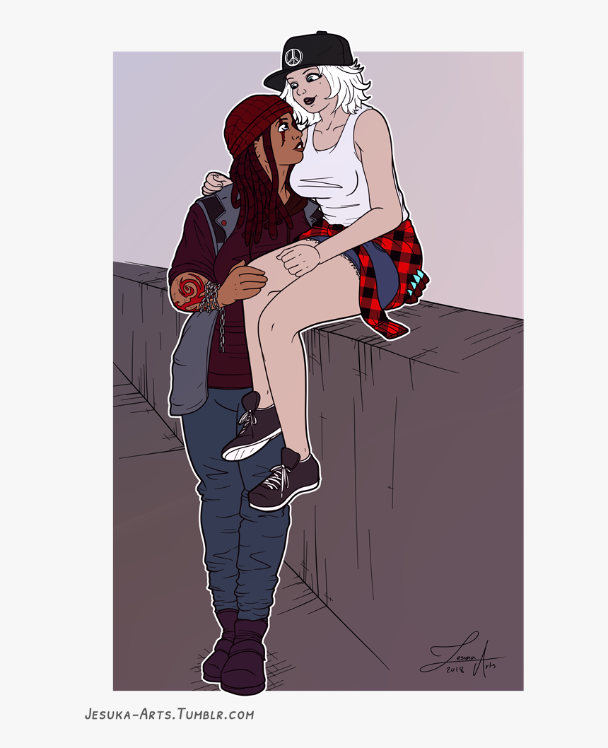 Commission For Curlyoutkast Of Their Characters Xander - Kiss On Lips, HD Png Download