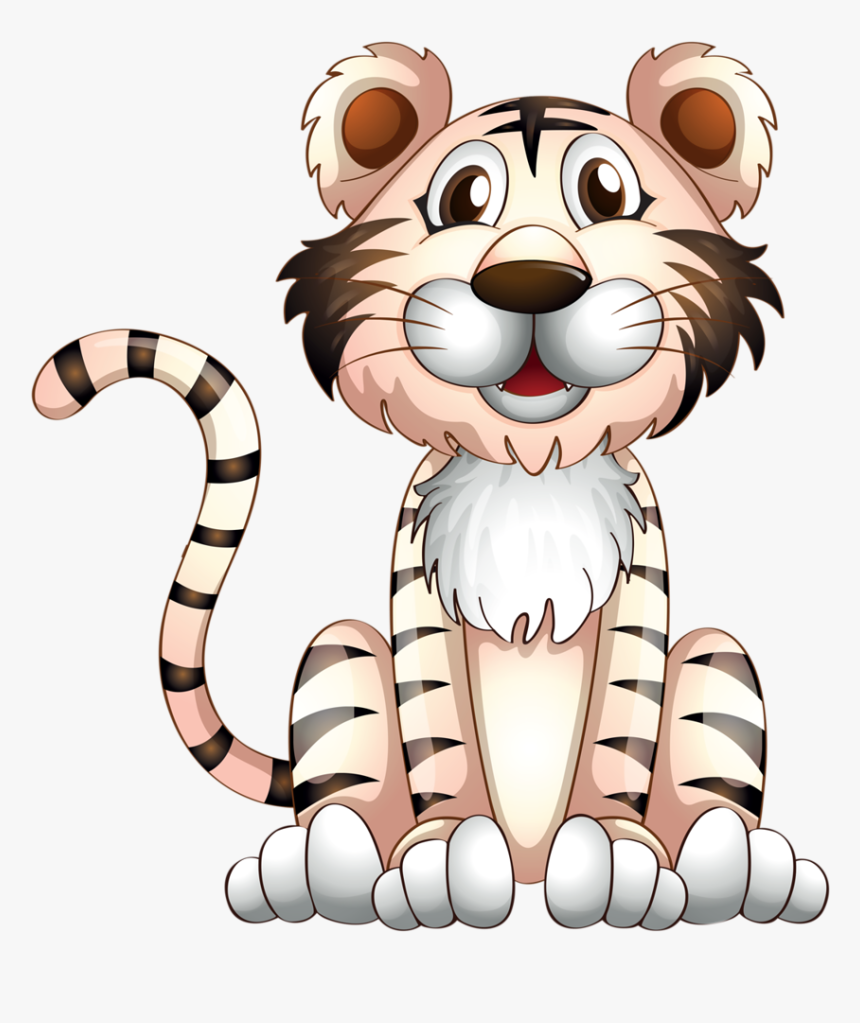 B *✿* Cartoon Tiger, Tiger Design, Safari Png, Wildlife - 不同 動物, Transparent Png