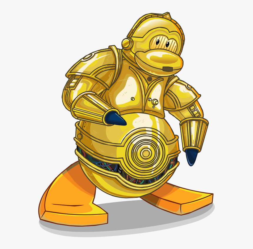 C3po - Club Penguin Star Wars Puffle, HD Png Download