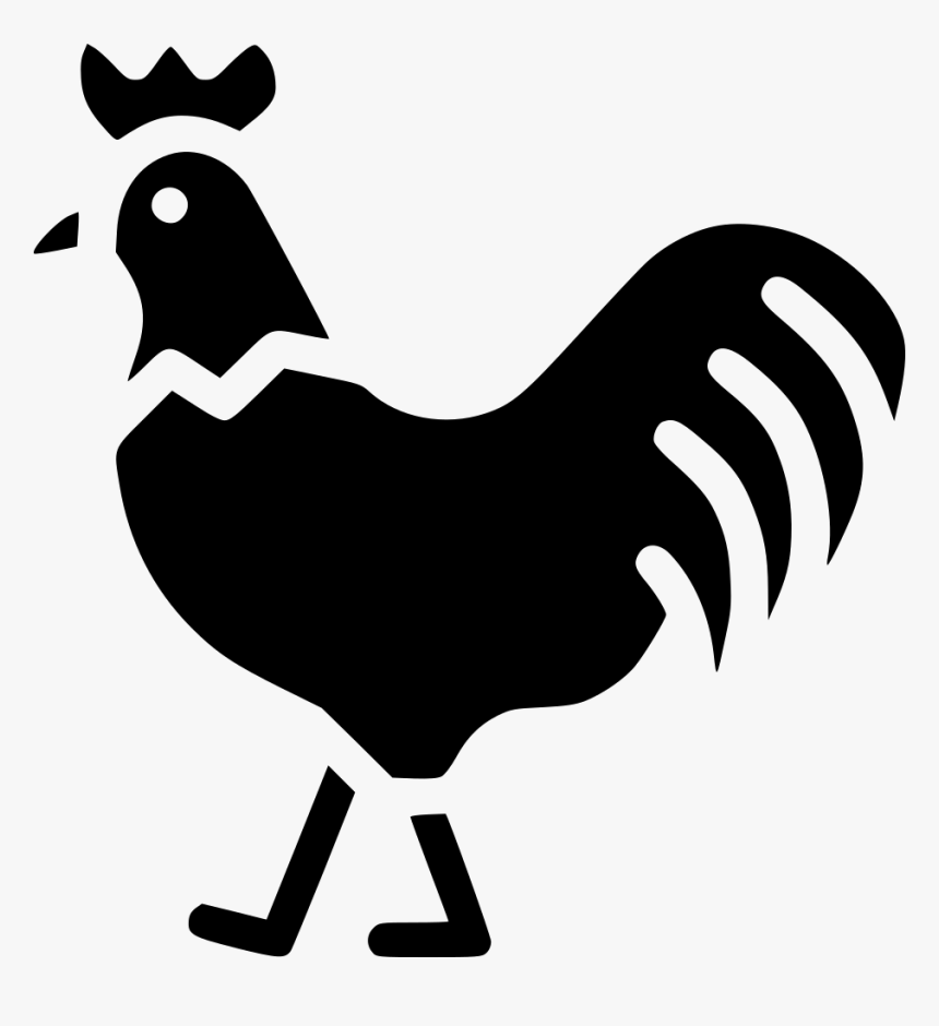 Rooster Transparent Image - Livestock Farm Icon Png, Png Download