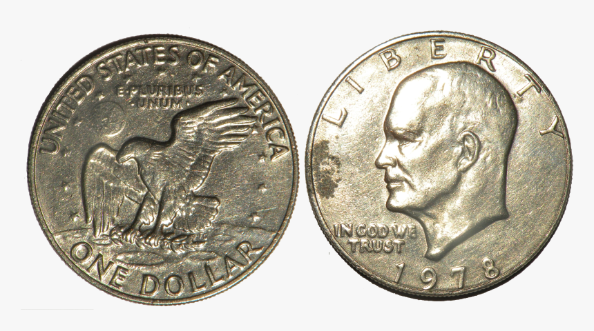 1 Dollar Coin, HD Png Download