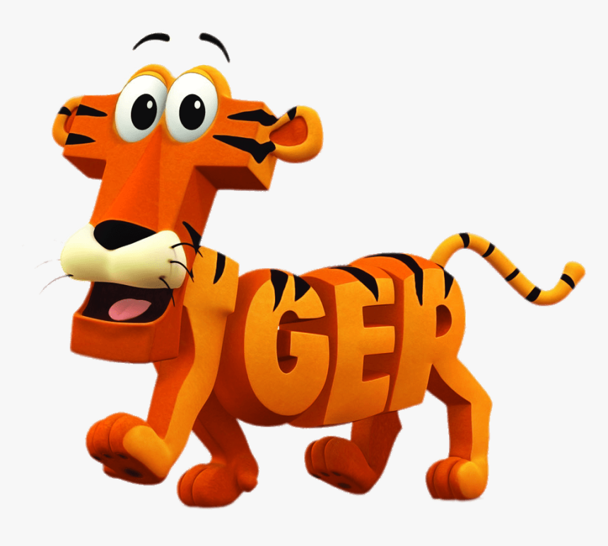 Word World Tiger, HD Png Download