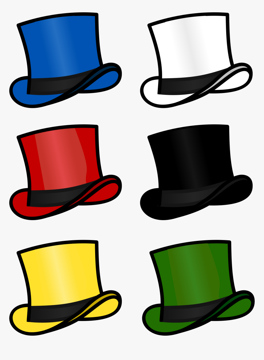 Six Thinking Hats Clip Arts - Six Thinking Hat Png, Transparent Png
