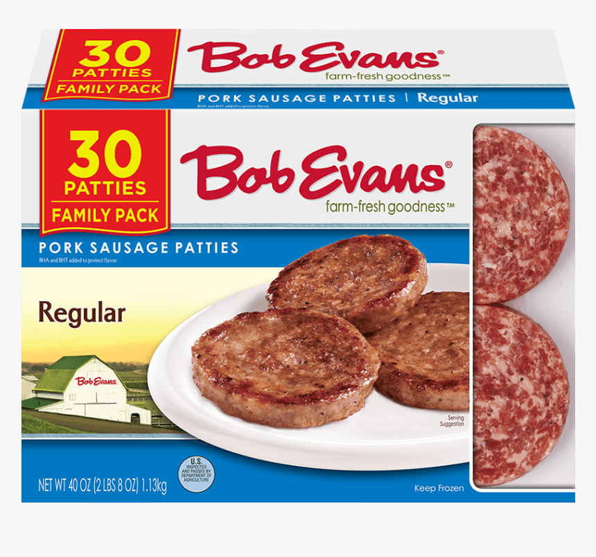 Bob Evans Regular Sausage Patties 40 Oz - Bob Evans Sausage Patties, HD Png Download