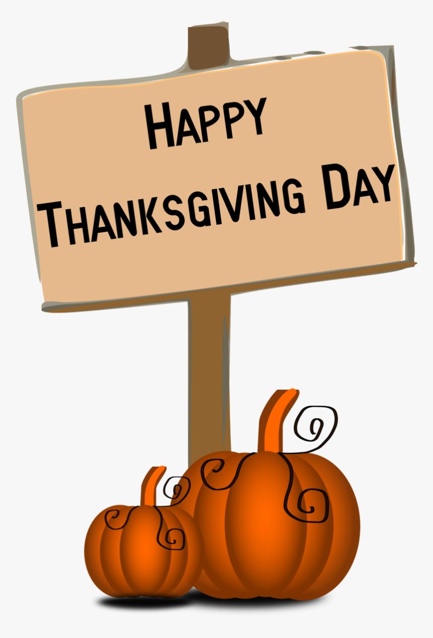Happy Thanksgiving Day Clip Art - Happy Thanks Giving Signs, HD Png Download