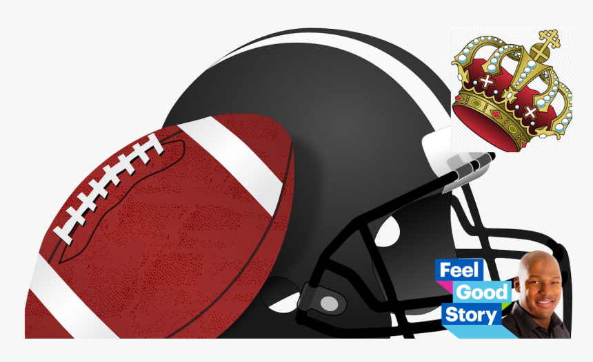 American Football Helmet And Ball, HD Png Download
