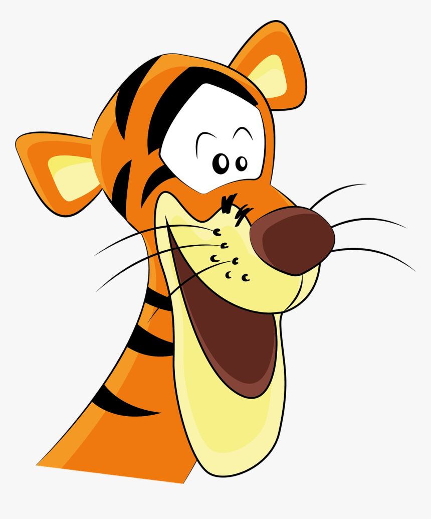 Tiger Tigger Comic Free Picture - Tigger, HD Png Download