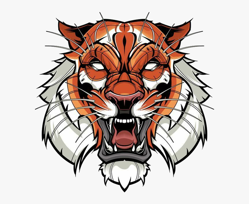 #tiger #tigre #cartoon #desenho @lucianoballack - Sweyda Tiger, HD Png Download