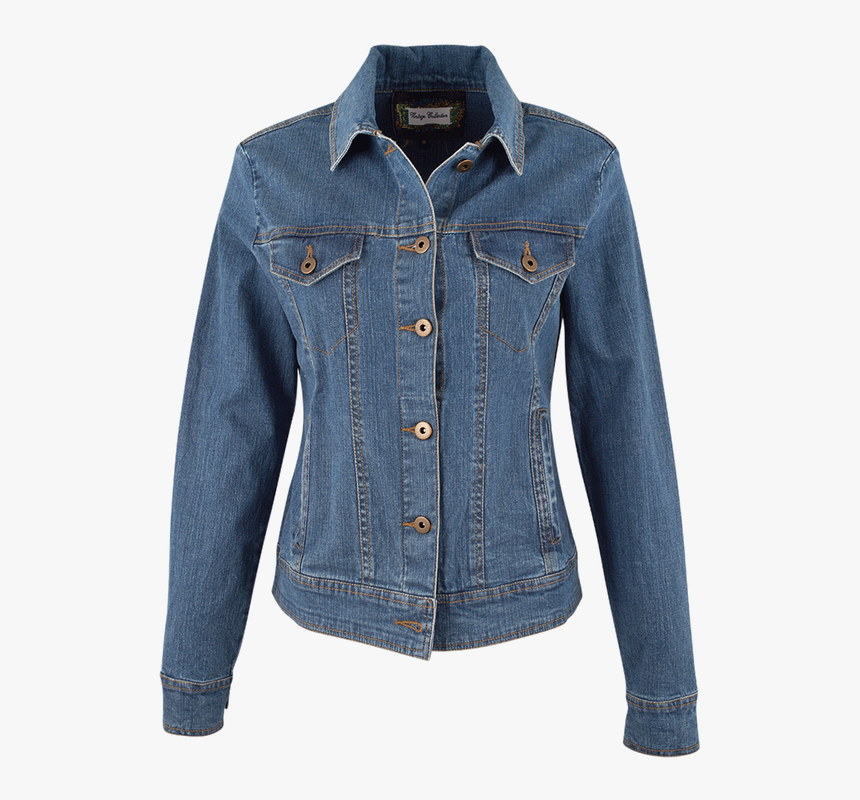 Vintage Collection Light Denim Jacket - Cazadora Vaquera Mujer Con Cremallera, HD Png Download