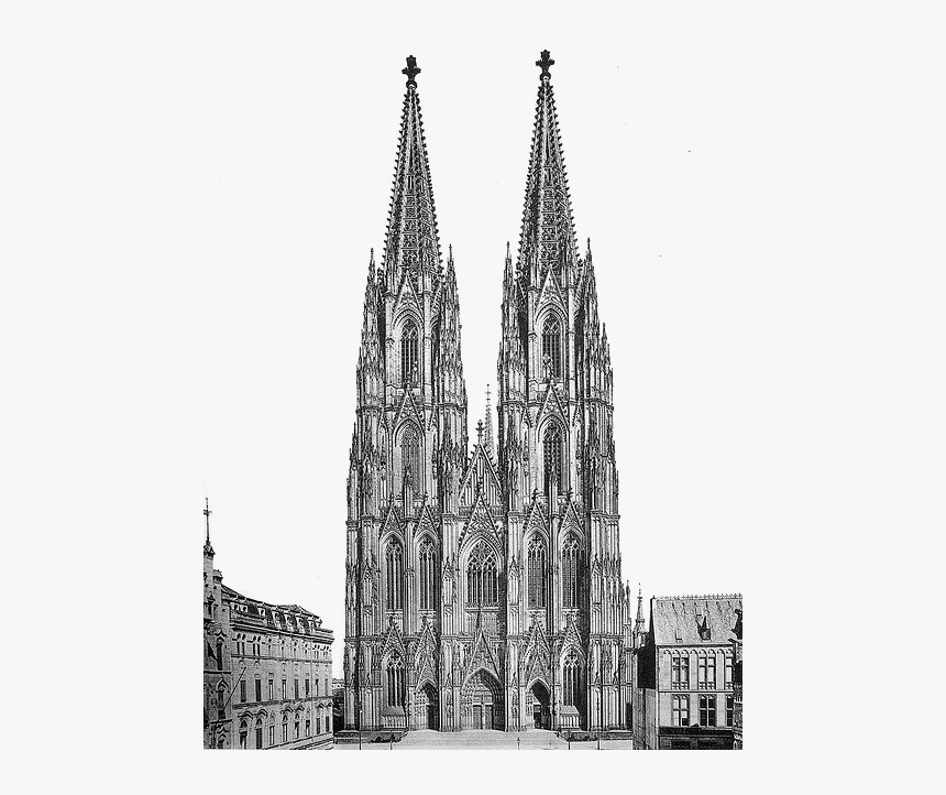 Cologne Cathedral West Facade, HD Png Download
