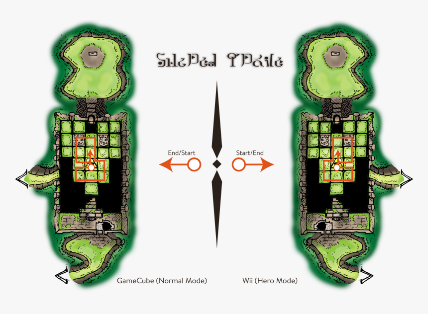Guide Tp Guardianstatue - Zelda Twilight Princess Master Sword Puzzle, HD Png Download