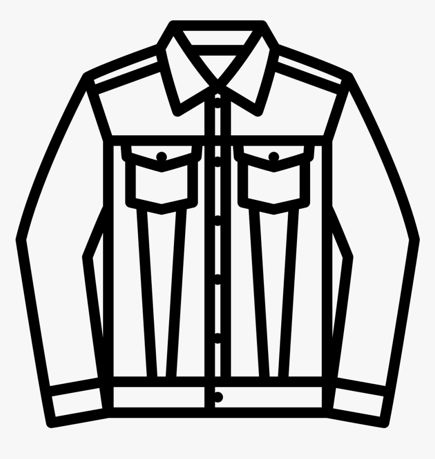 Denim Jacket - Denim Jacket Png Icon, Transparent Png