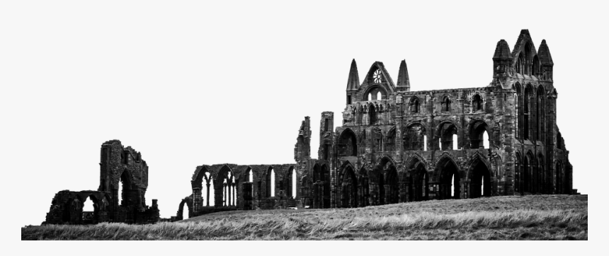 Ruin, Abbey, Vault, Monastery, Gothic, Isolated - Whitby Abbey, HD Png Download