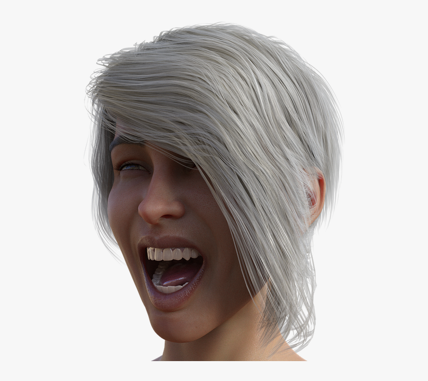 Face, Style, Public Record, Blond, Eyes, Laugh, Skin - Lace Wig, HD Png Download