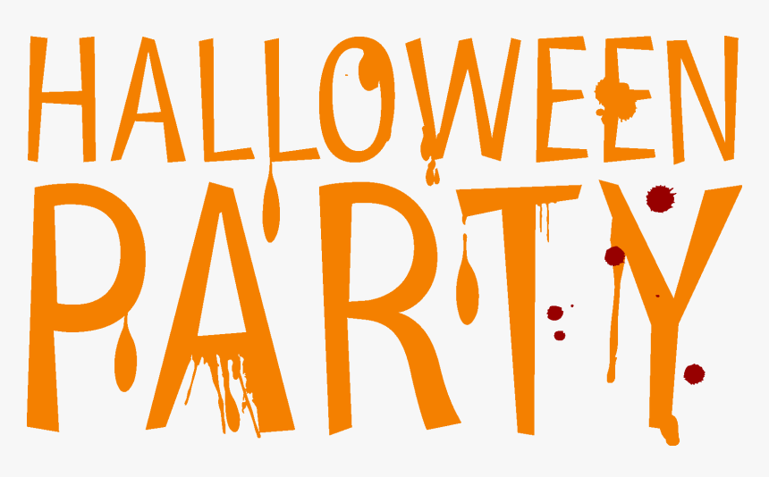 Clipart Halloween 8 - Halloween Party Word Png, Transparent Png