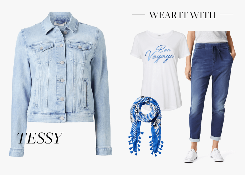 Denim Jackets - Denim, HD Png Download