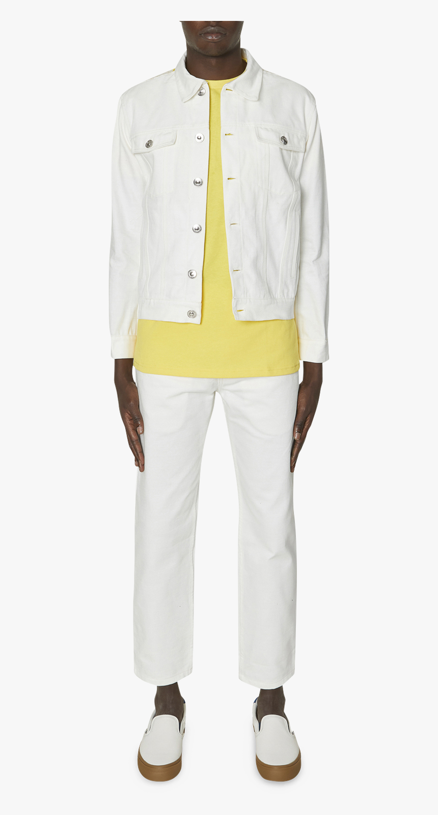 Sabalah Denim Jacket, Off White, Hi-res - Man, HD Png Download