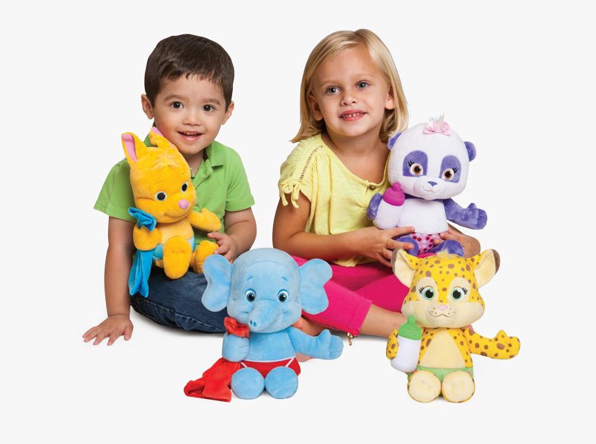Word Party Snuggle And Play Group Kids - Word Party Toys, HD Png Download