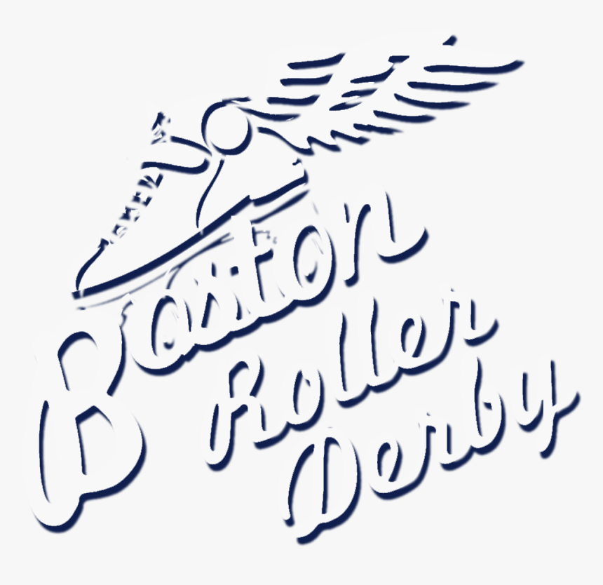Boston Skyline Boston Derby Dames - Calligraphy, HD Png Download