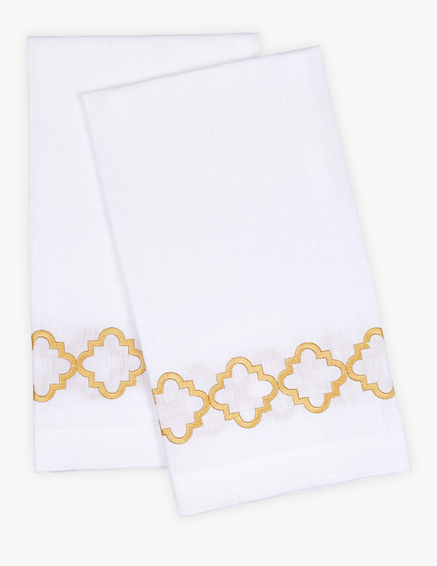 Quatrefoil Guest Towel - Construction Paper, HD Png Download