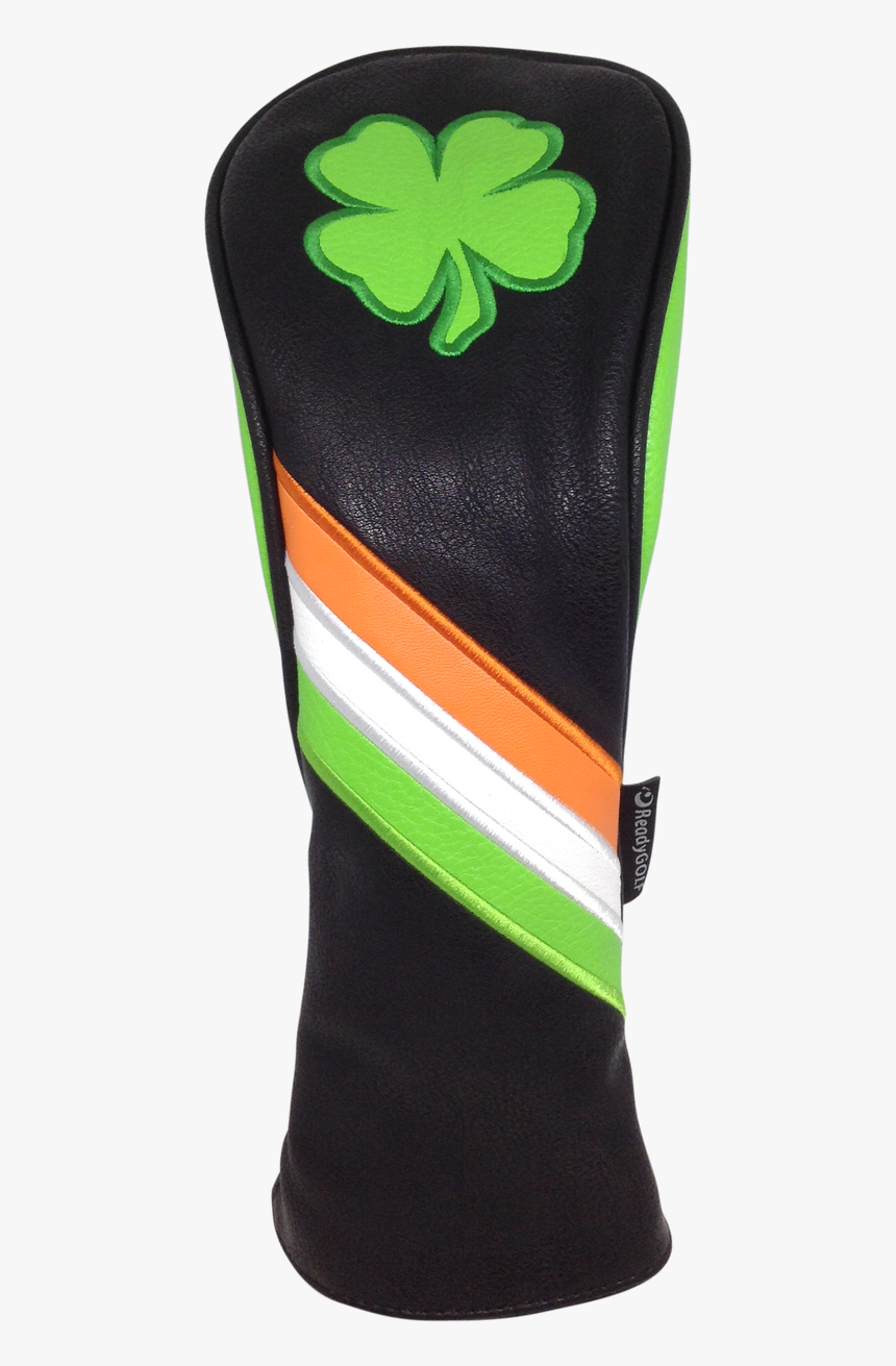 Irish Shamrock Embroidered Headcover By Readygolf - Leather, HD Png Download
