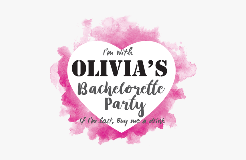Bachelorette Party Png - Heart, Transparent Png