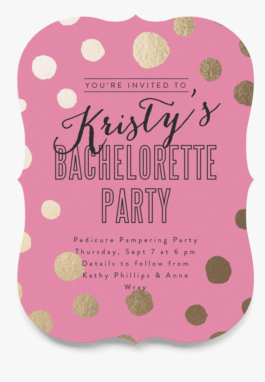 Transparent Bachelorette Party Png - Polka Dot, Png Download