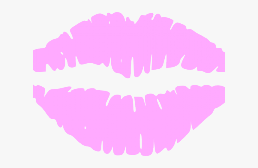 Pink Lips Kiss Clipart