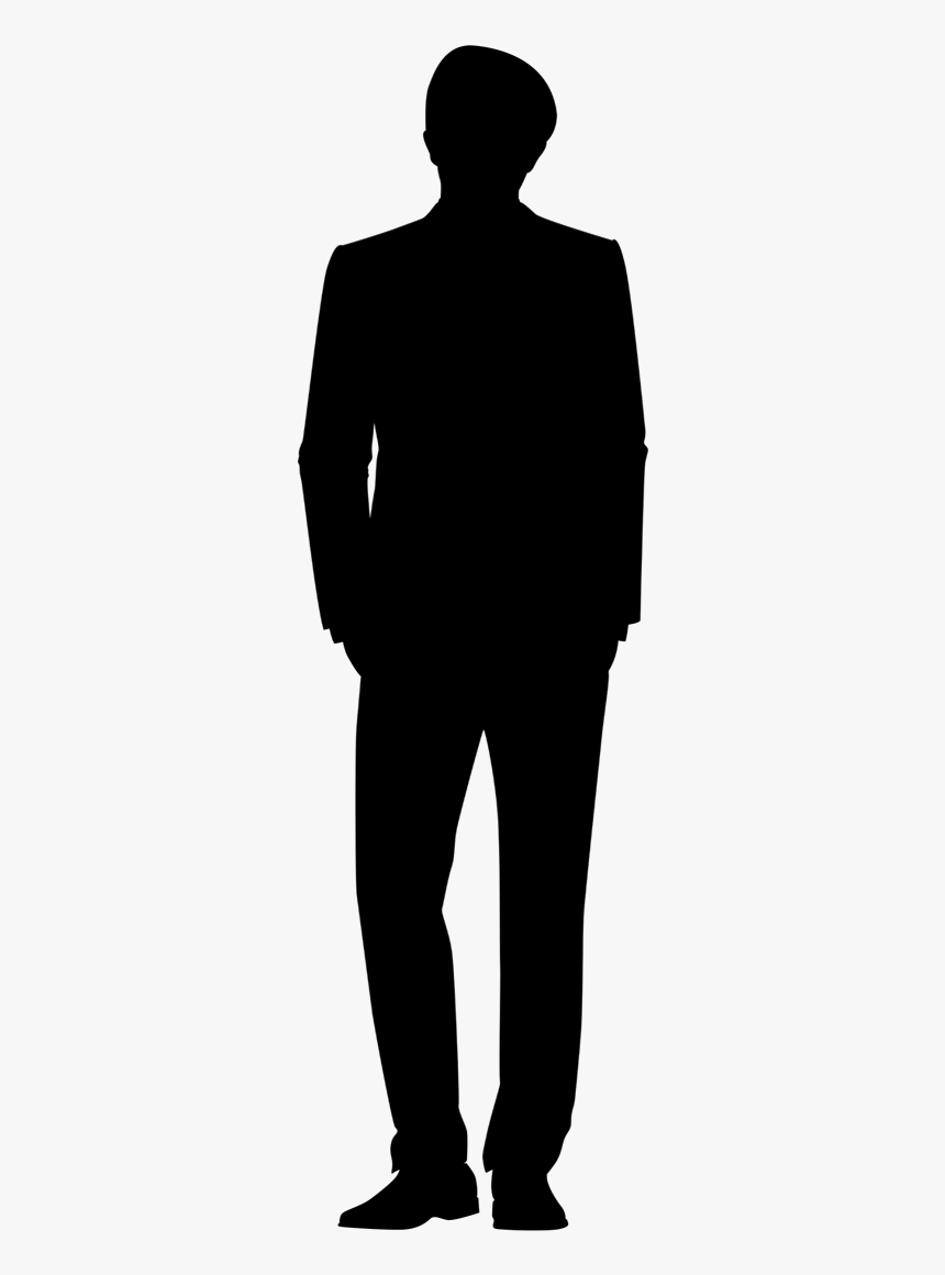 Silhouette Outline Of A Person, HD Png Download