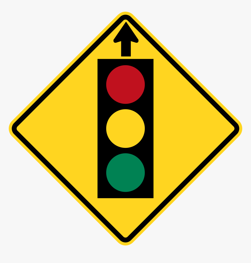 Ontario Traffic Signal Ahead Non-compliant - Signal Ahead Sign, HD Png Download