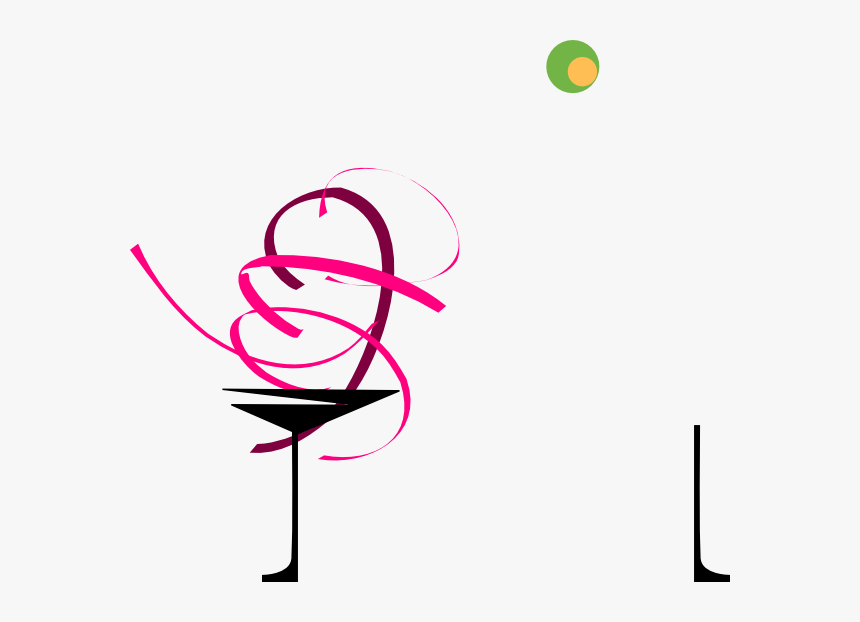 Clip Art Cocktail Glass Hen Party - Clip Art Hen Party, HD Png Download