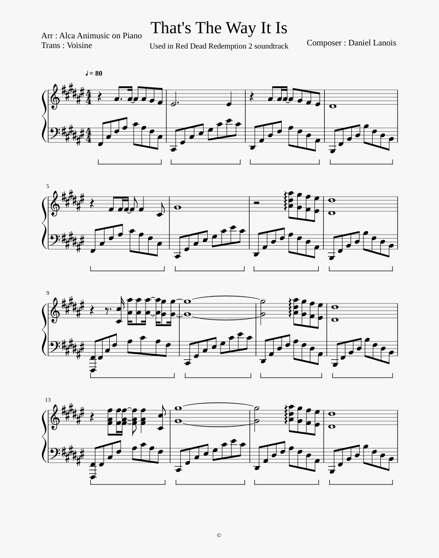 Serah's Theme Sheet Music, HD Png Download