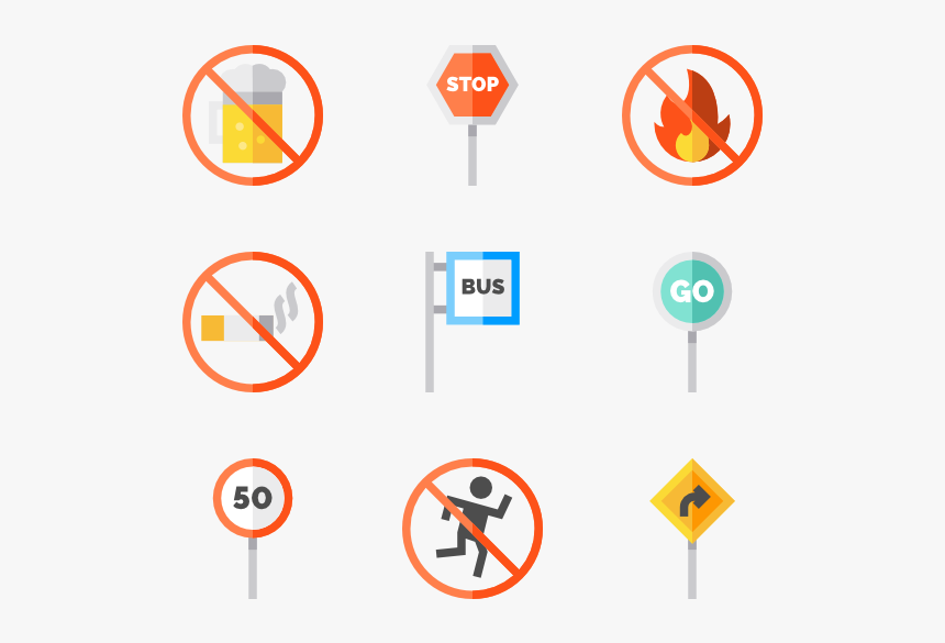 Signals & Prohibitions - Traffic Sign, HD Png Download