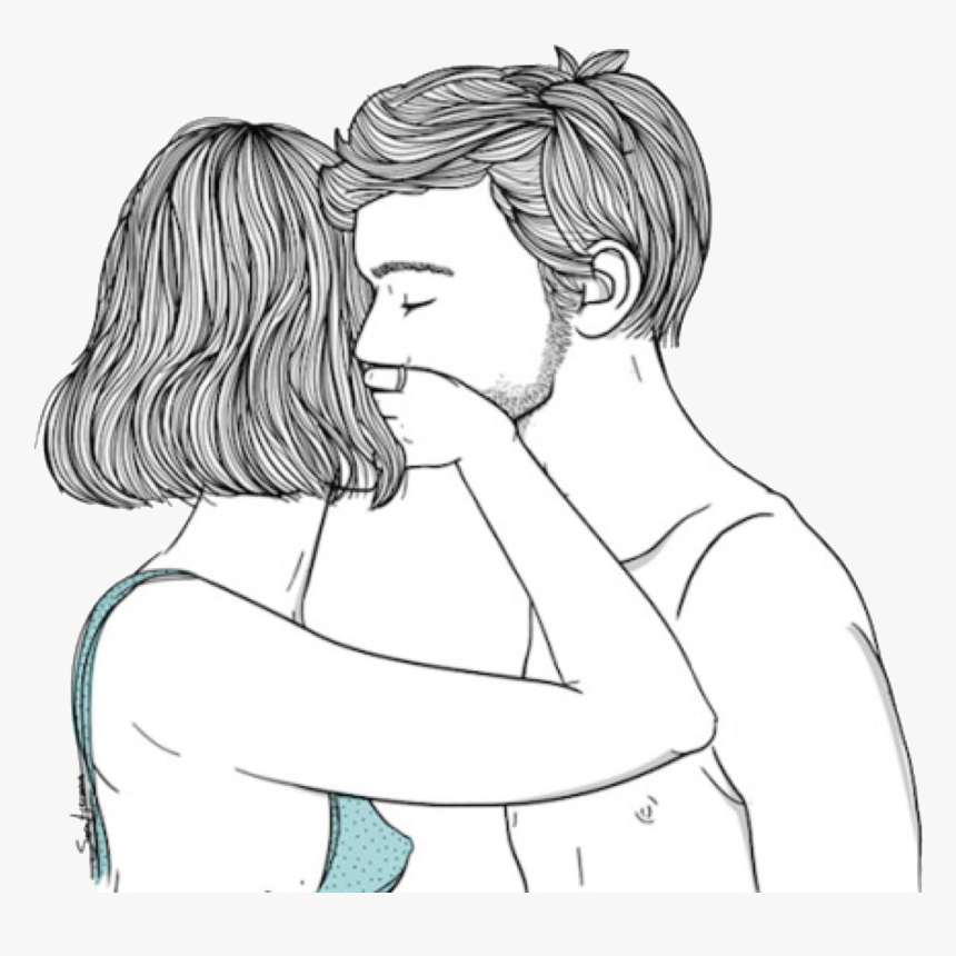 Transparent Hugs Png - Love Hugging Stickers, Png Download