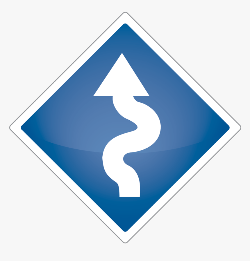 On The Road - Traffic Sign, HD Png Download