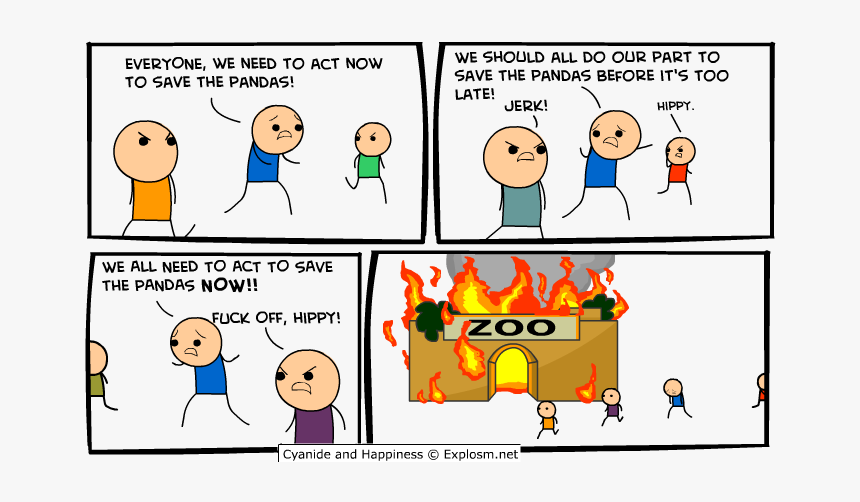 Late Cyanide And Happiness Comics, HD Png Download