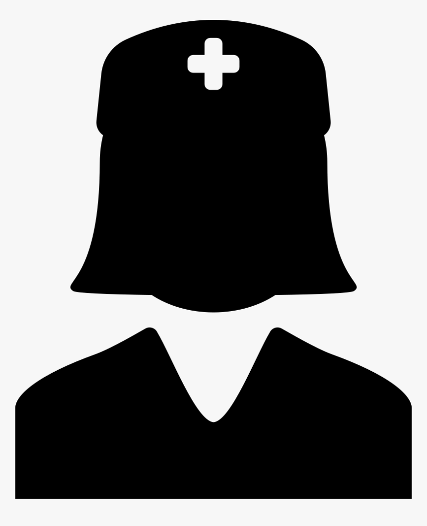 Woman With Hat Of Red Cross - Black Woman Chef Icon, HD Png Download