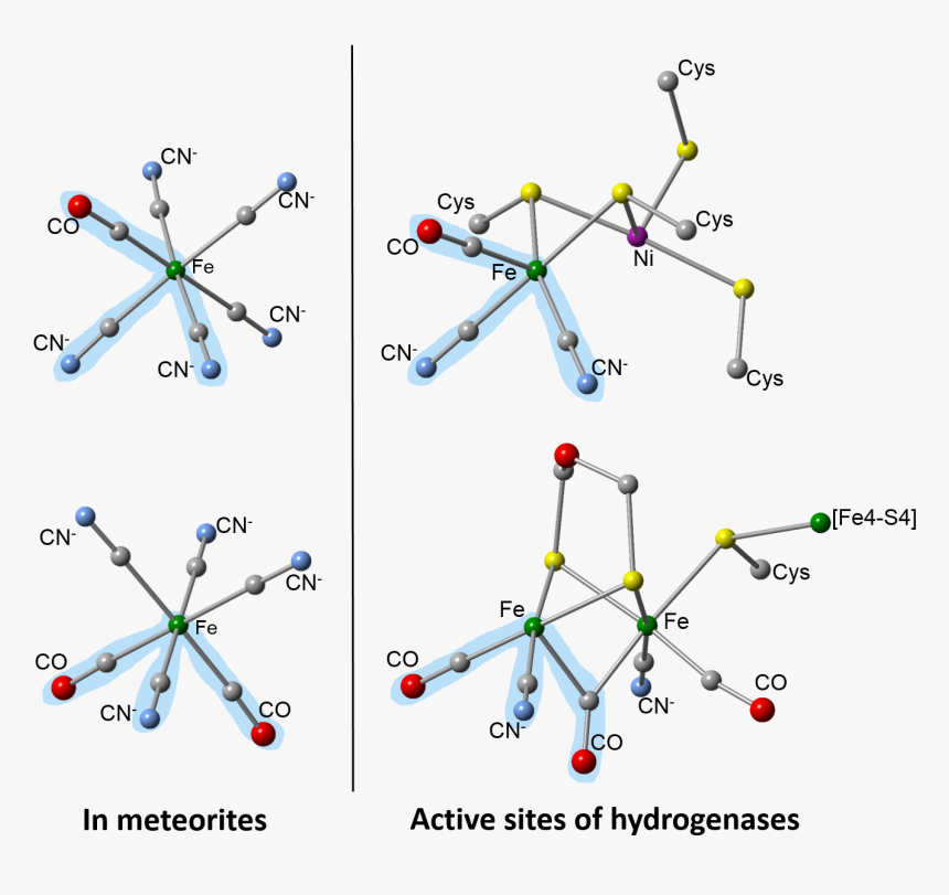 Chemical Diagrams - Cyanide Compounds Found In Meteorites, HD Png Download