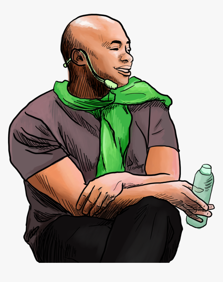 Depiction Of Mykee Fowlin, Motivational Speaker At - Sitting, HD Png Download