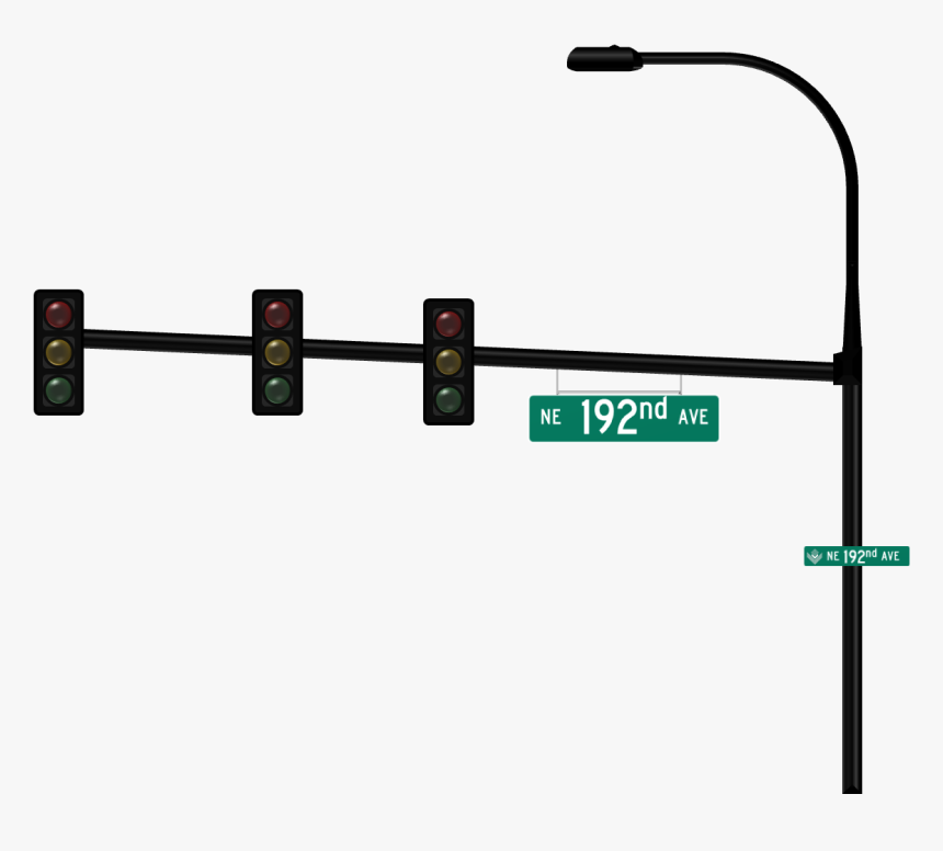 Street Traffic Light Png, Transparent Png