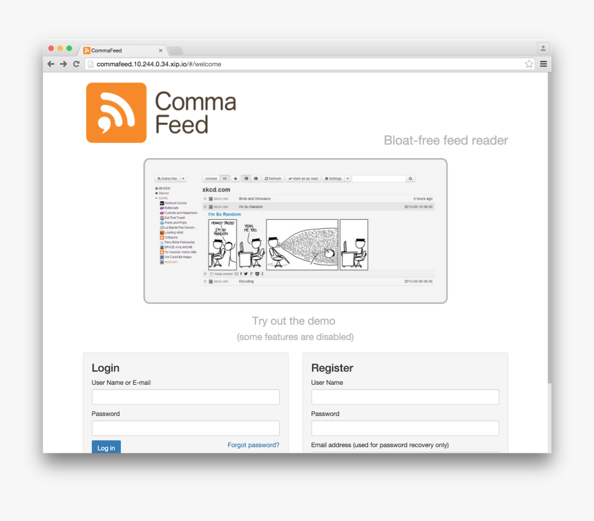 Commafeed, HD Png Download