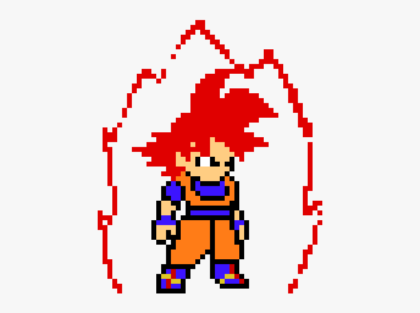 Goku Pixel Art, HD Png Download